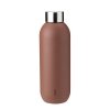 Stelton KEEP COOL Stalowa Butelka do Wody 600 ml Ceglana